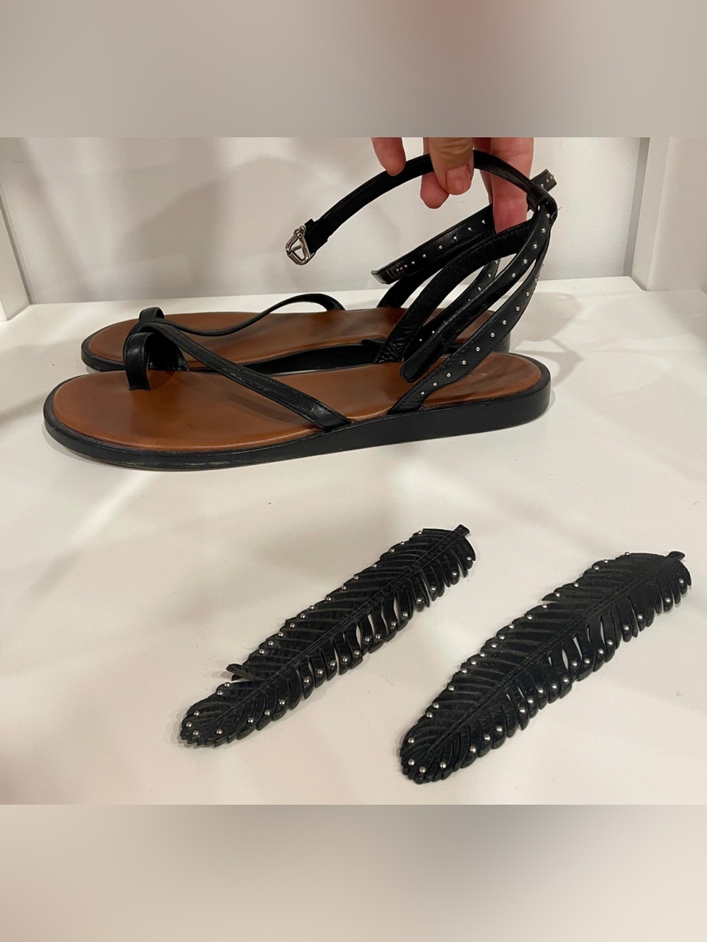 Vintage Coach Sandals, 38.5